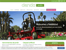 Tablet Screenshot of dendajardin.com